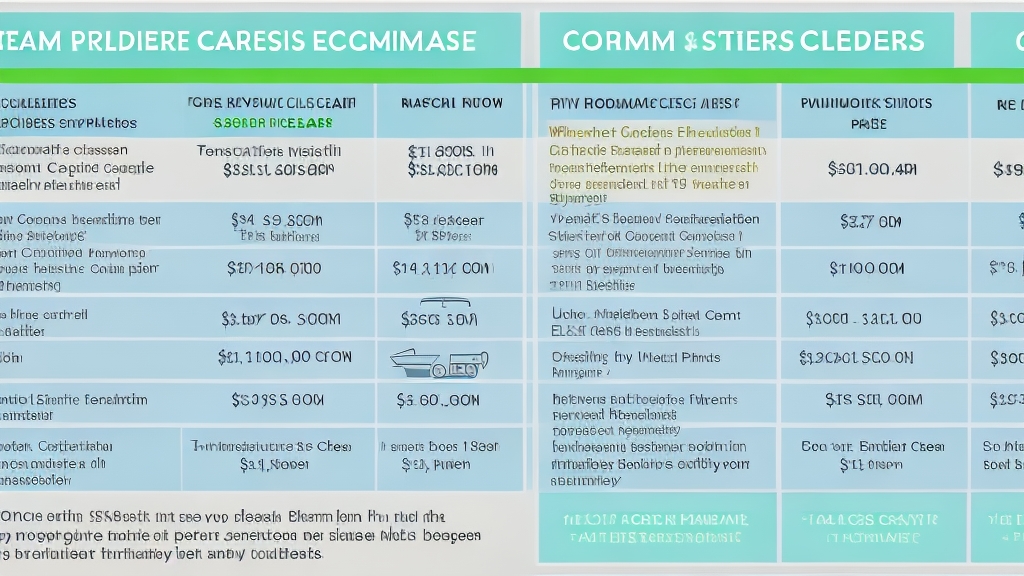 Gőztisztító összehasonlító táblázat és vásárlási útmutató infografika árakkal és jellemzőkkel